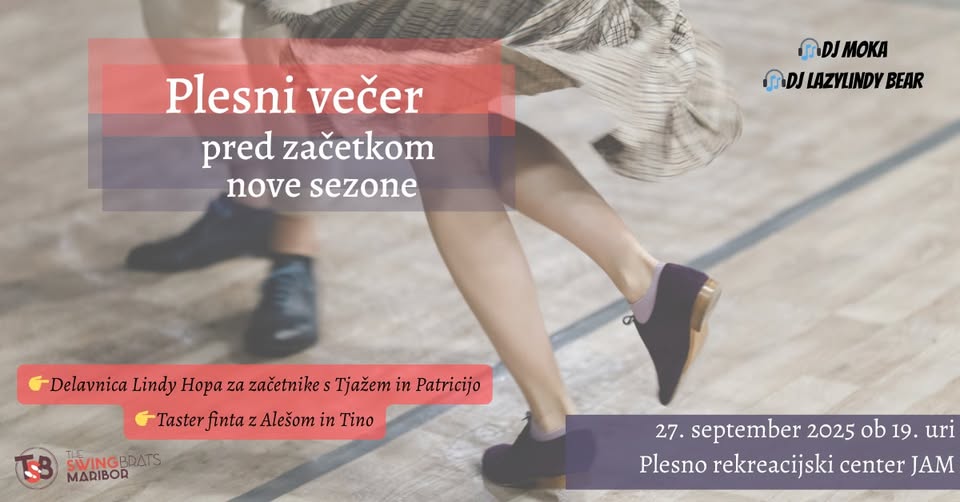 Swing plesni večer pred začetkom sezone
