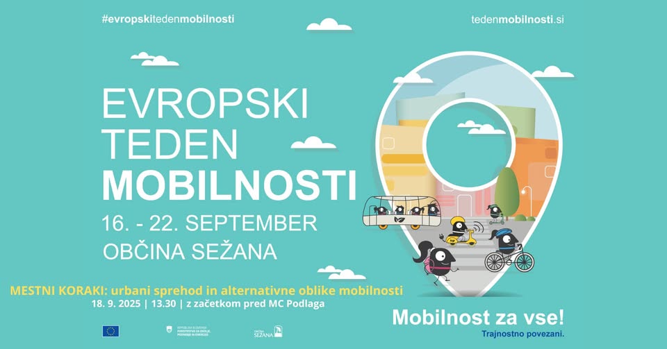 MESTNI KORAKI: urbani sprehod in alternativne oblike mobilnosti |ETM Sežana 2025|