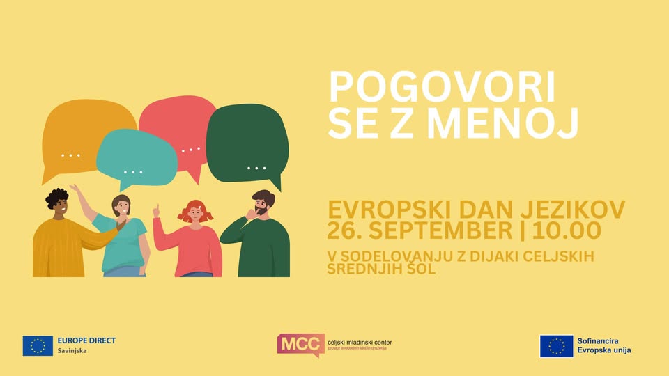 Pogovori se z menoj - Evropski dan jezikov