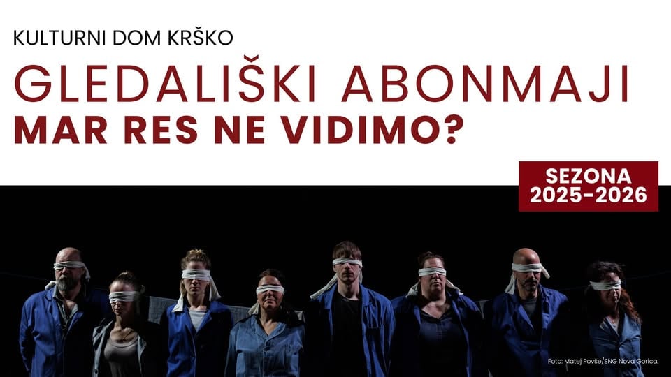 Vpis v gledališke abonmaje Kulturnega doma Krško za sezono 2025/2026