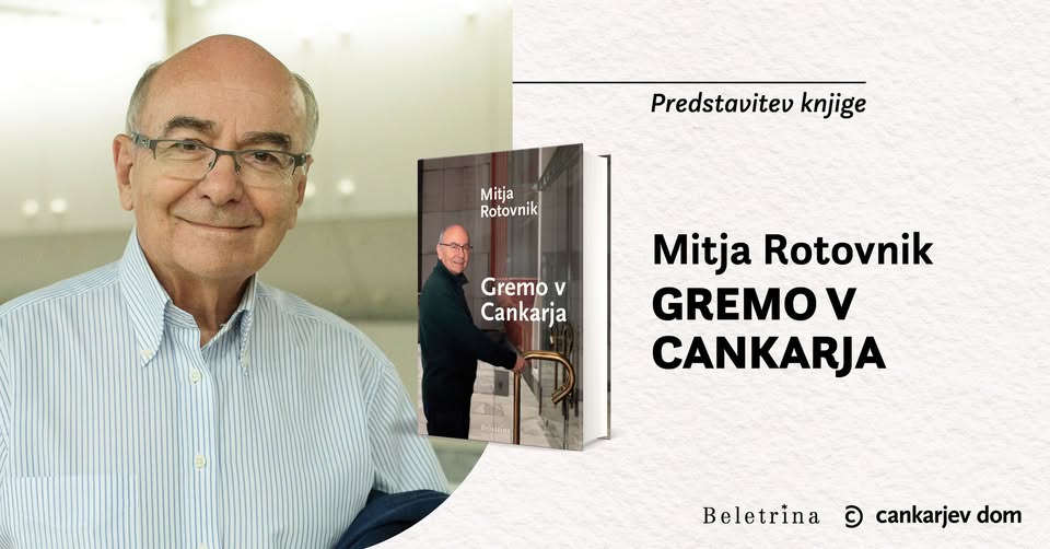 Predstavitev knjige Mitje Rotovnika: Gremo v Cankarja