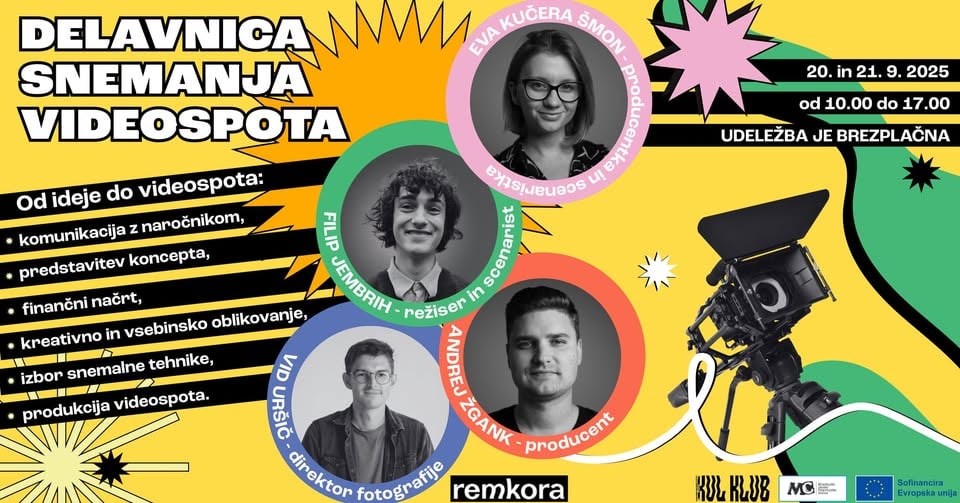 Ful Kul Klub - delavnica snemanja videospota w/ Remkora - BREZPLAČNO