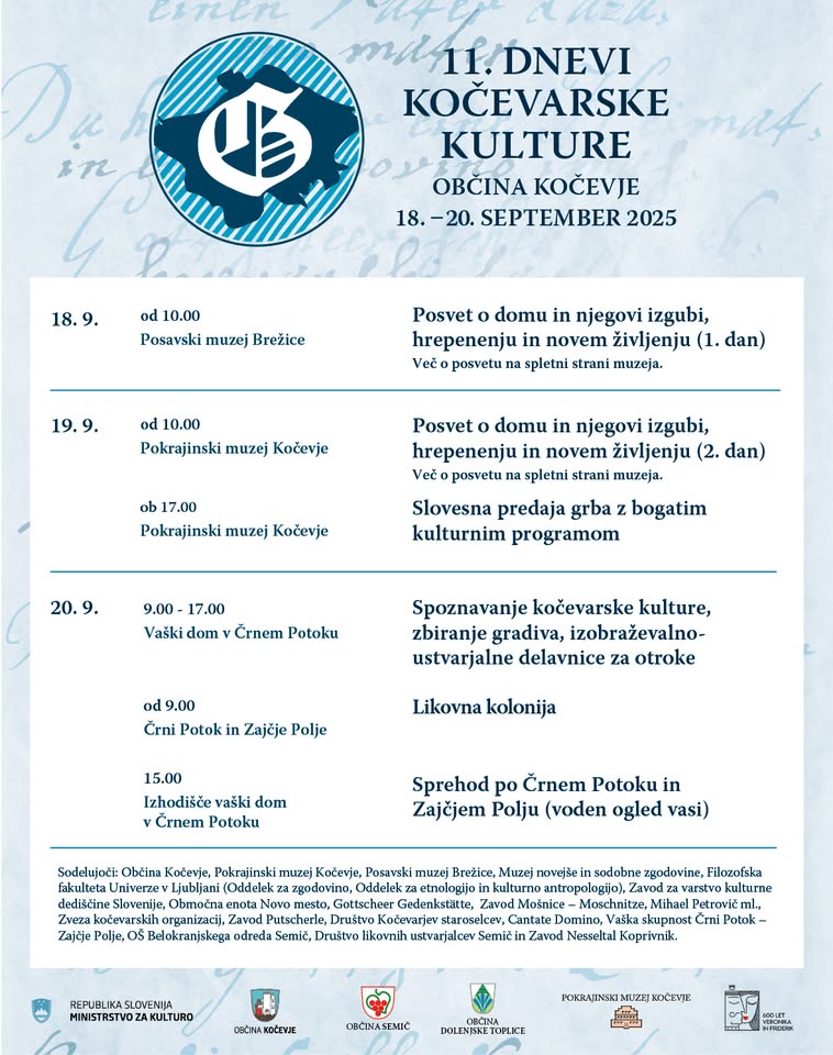 11. Dnevi kočevarske kulture