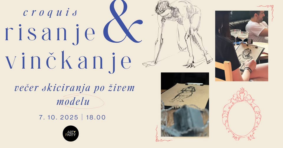 ARTY PARTY | ART GYM | risanje in vinčkanje