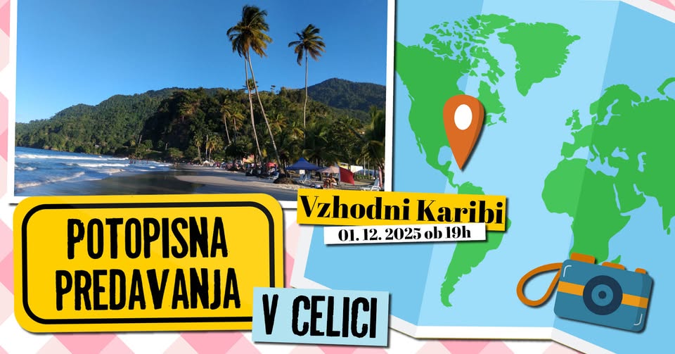 Potopisni ponedeljki v Celici: Vzhodni Karibi