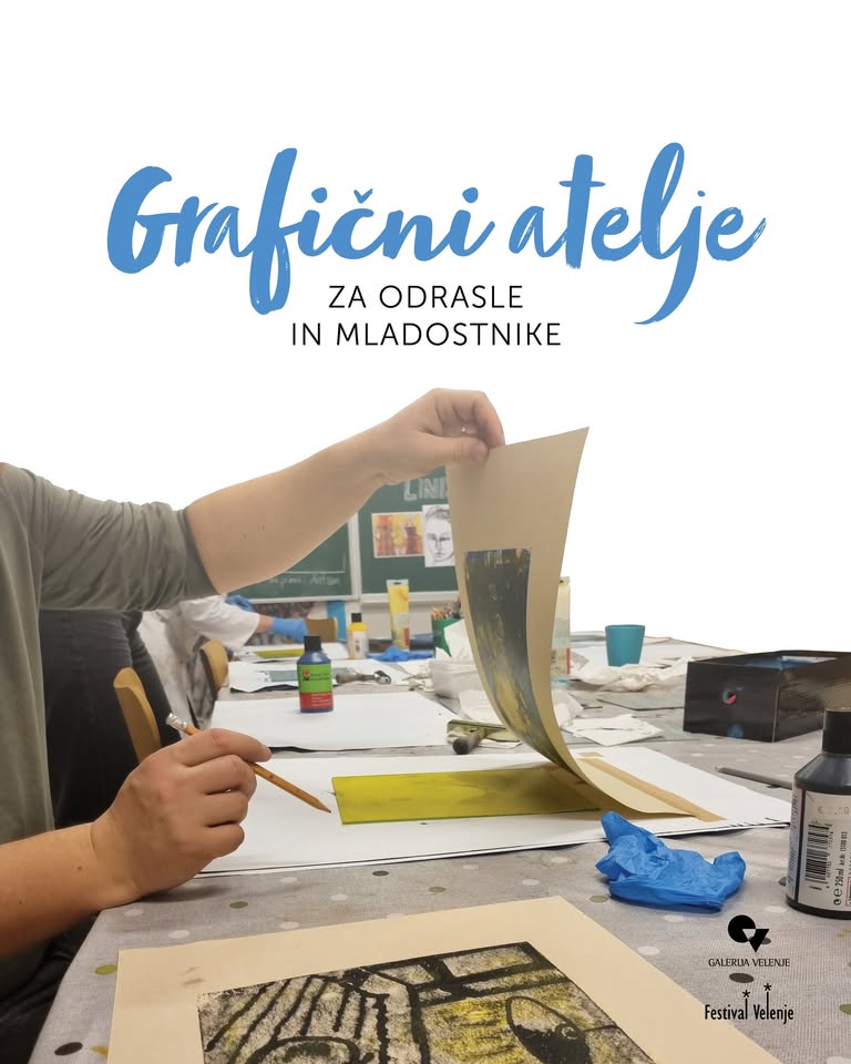 Grafični atelje za odrasle in mladostnike
