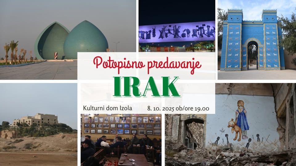Potopisno predavanje: IRAK // 8. 10. 2025 //
