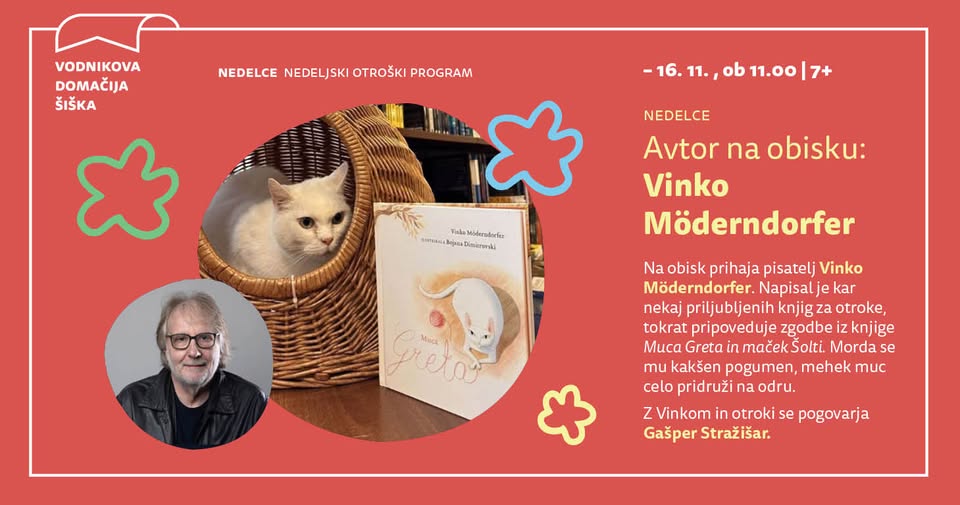 Nedelce: Vinko Möderndorfer, avtor na obisku