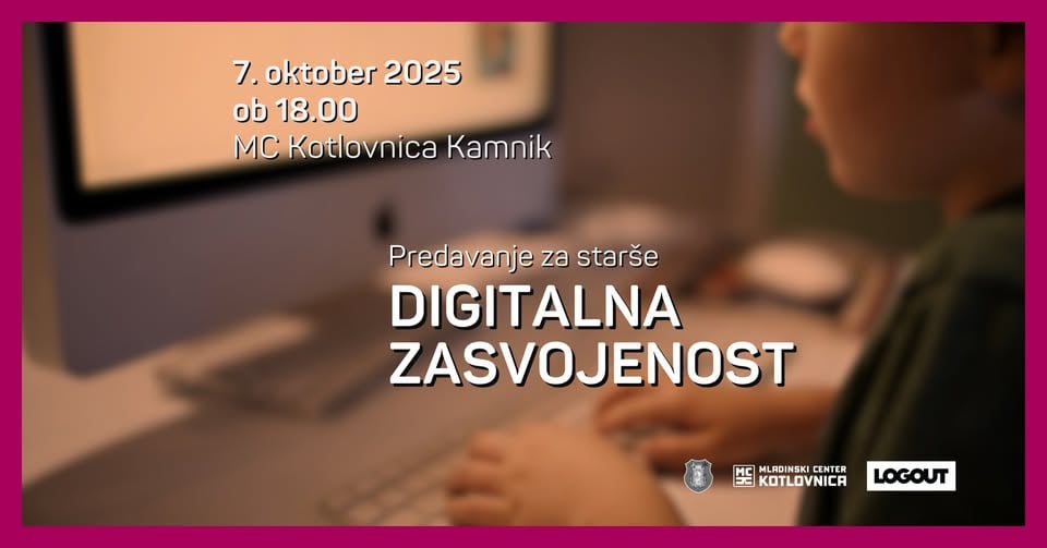 Predavanje za starše – Digitalna zasvojenost