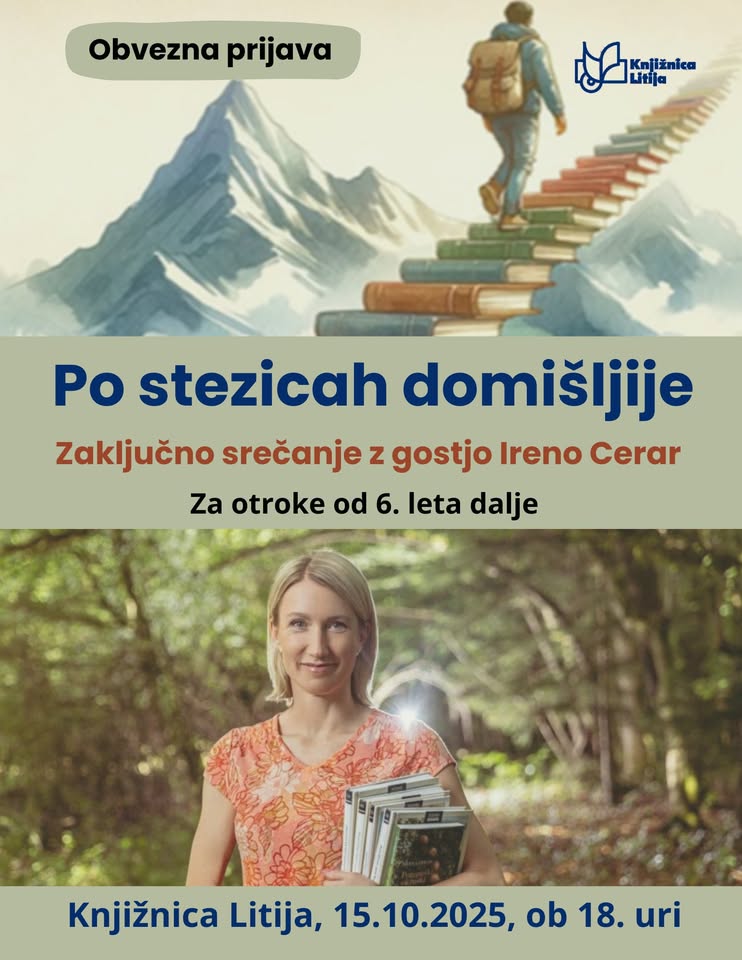 Po stezicah domišljije - zaključno srečanje družinskega branja z Ireno Cerar
