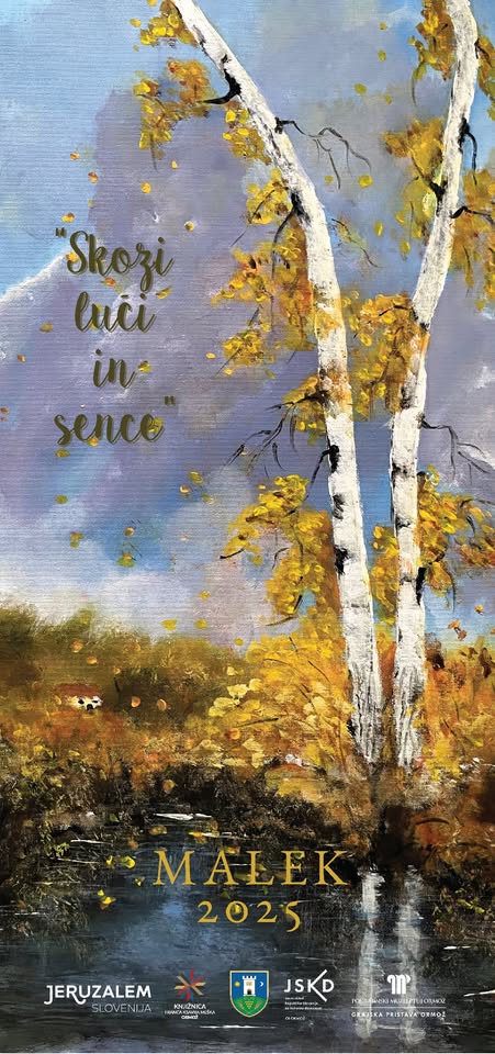 Odprtje razstave "Skozi luči in sence - Malek 2025" in deseta postavitev Rastoče knjige Ormoža