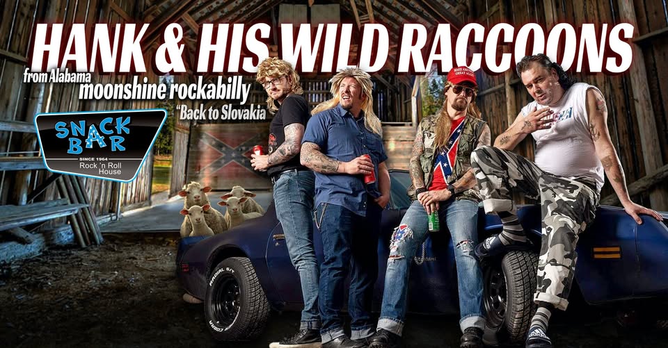 Hank & His Wild Raccoons - Moonshine Rockabilly Madness - vstop prost