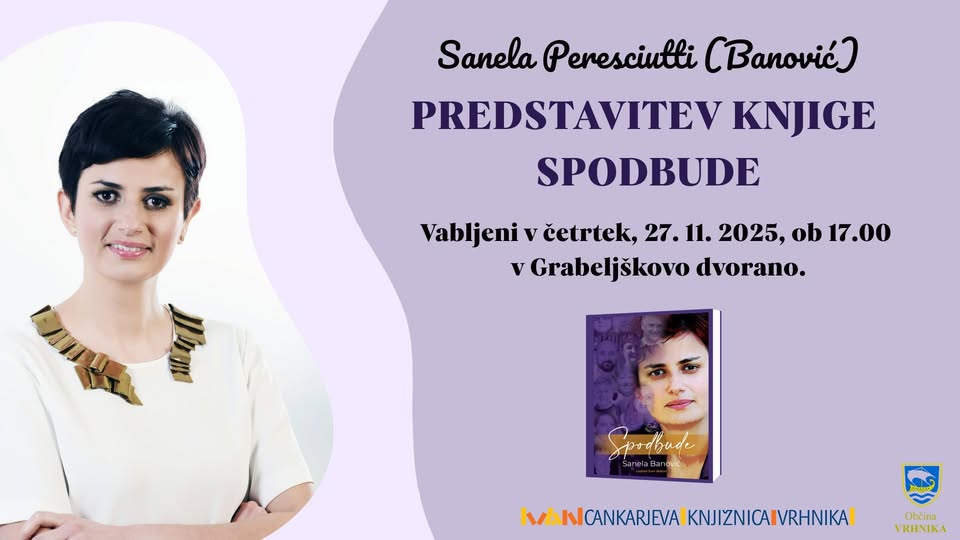 Sanela Peresciutti (Banović): predstavitev knjige Spodbude