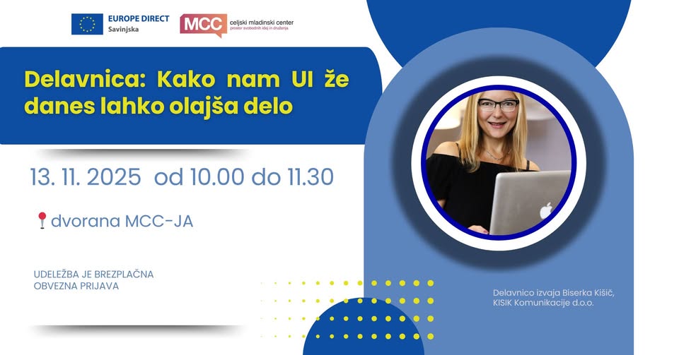 Delavnica: Kako nam UI že danes lahko olajša delo