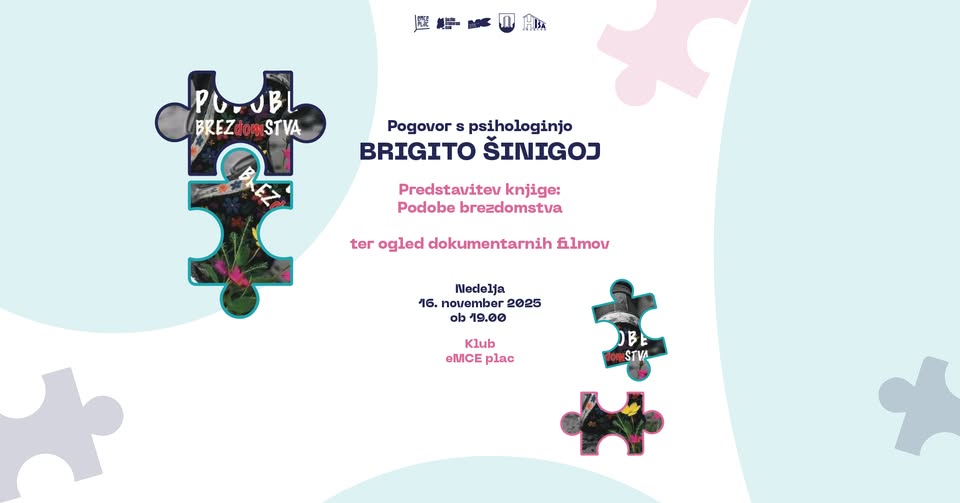 Pogovor s psihologinjo Brigito Šinigoj (Društvo Hiša): Podobe brezdomstva + ogled doku filmov