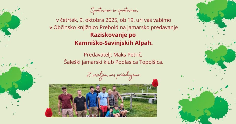 Raziskovanje po Kamniško-Savinjskih Alpah