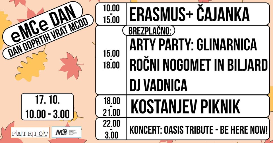 eMCe DAN – Dan odprtih vrat MCDD