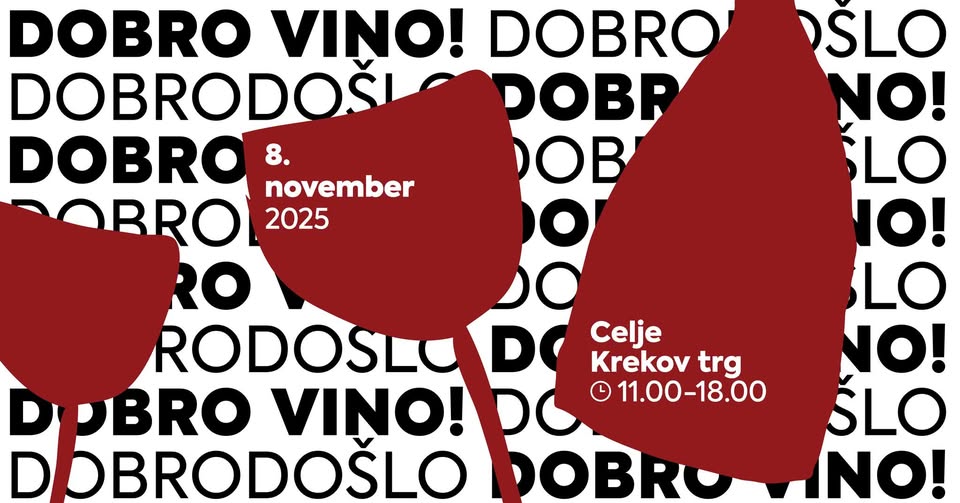 𝐃𝐎𝐁𝐑𝐎došlo 𝐕𝐈𝐍𝐎 - Martinova sobota v Celju