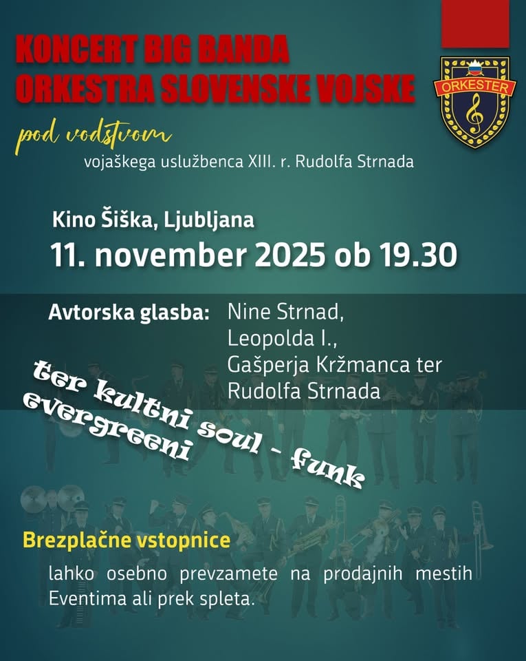 KONCERT BIG BANDA ORKESTRA SLOVENSKE VOJSKE