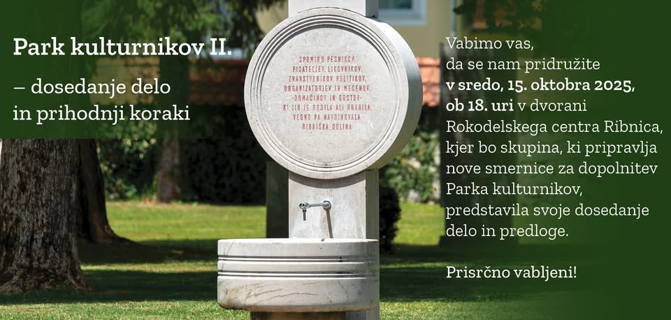 Park kulturnikov II – predstavitev dosedanjega dela in prihodnjih korakov