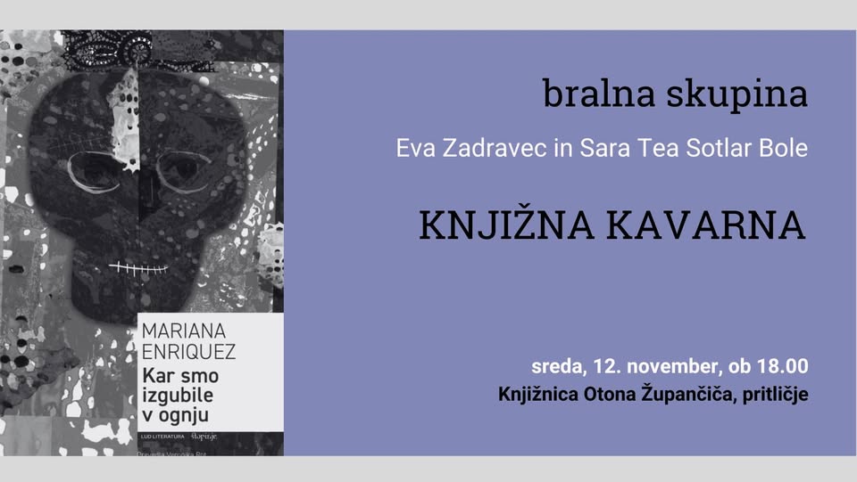 Knjižna kavarna - knjižni klub za mlade odrasle do 30 let