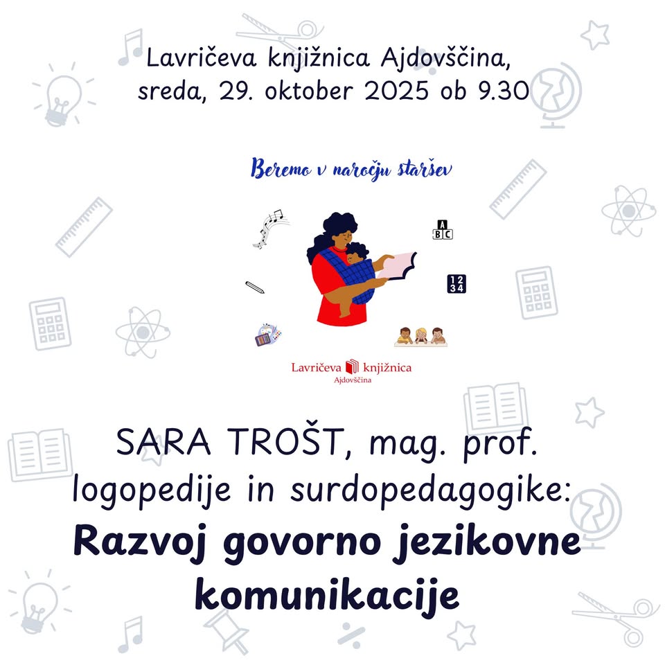 Beremo v naročju staršev: Razvoj govorno jezikovne komunikacije