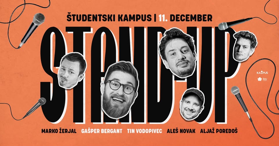 Vseštudentski božični stand-up // 11. december // @Študentski kampus