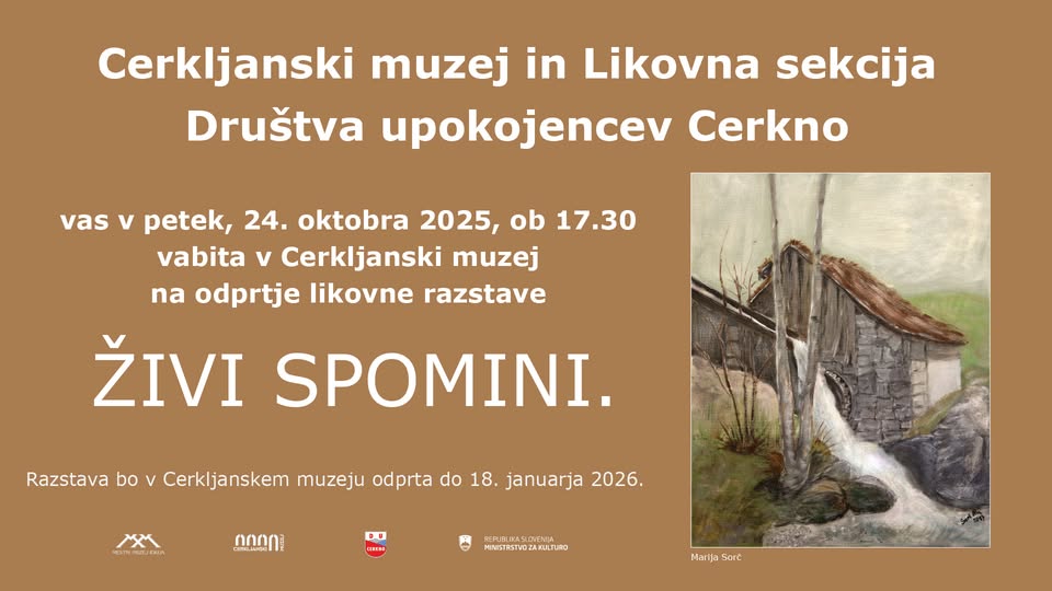 Odprtje razstave: Živi spomini