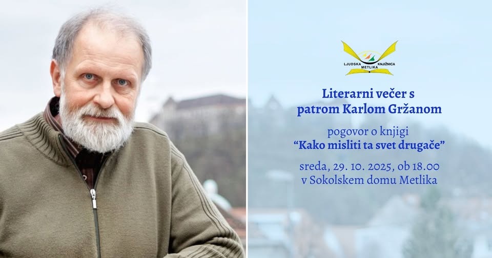 Literarni večer s patrom Karlom Gržanom