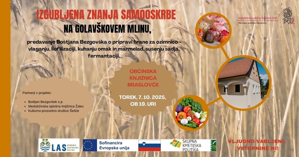 5. predavanje v sklopu projekta LAS Spodnje Savinjske doline