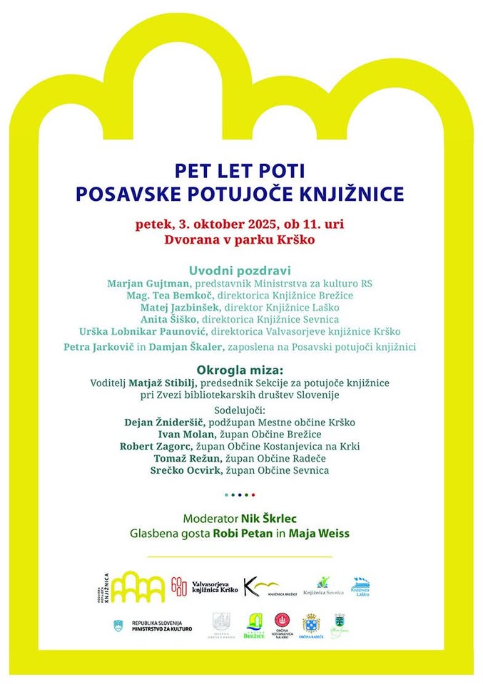 PET LET POTI POSAVSKE POTUJOČE KNJIŽNICE