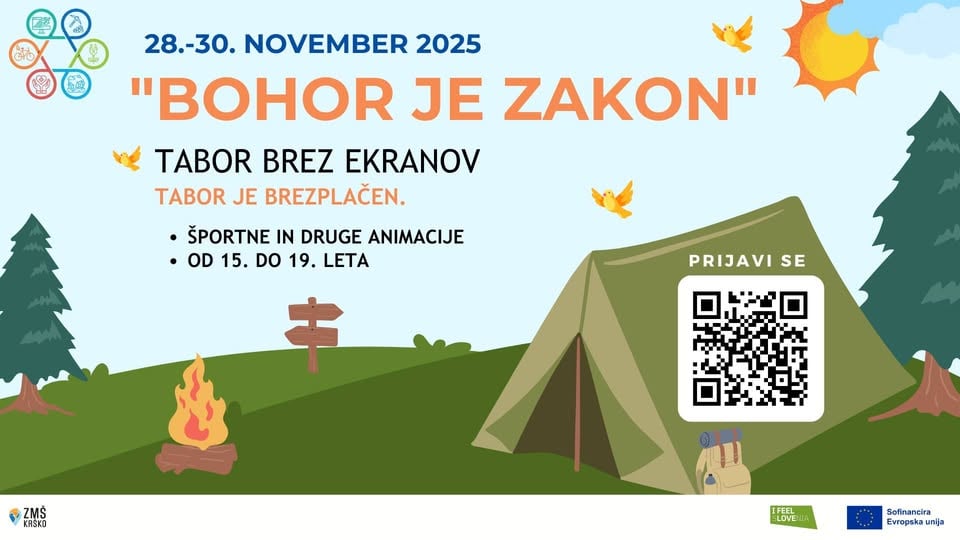 BOHOR JE ZAKON - tabor brez ekranov