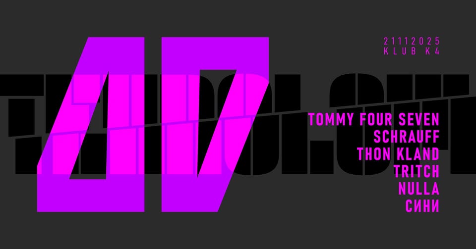 Tehnolom w. Tommy Four Seven (47, CLR) UK