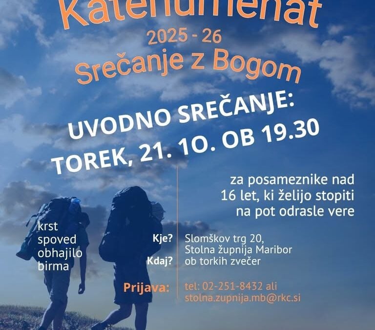 PRIPRAVA KATEHUMENOV NA SPREJEM ZAKRAMENTOV UVAJANJA