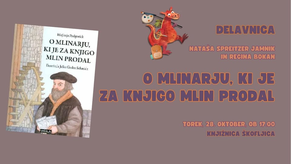 O mlinarju, ki je za knjigo mlin prodal / kreativna urica
