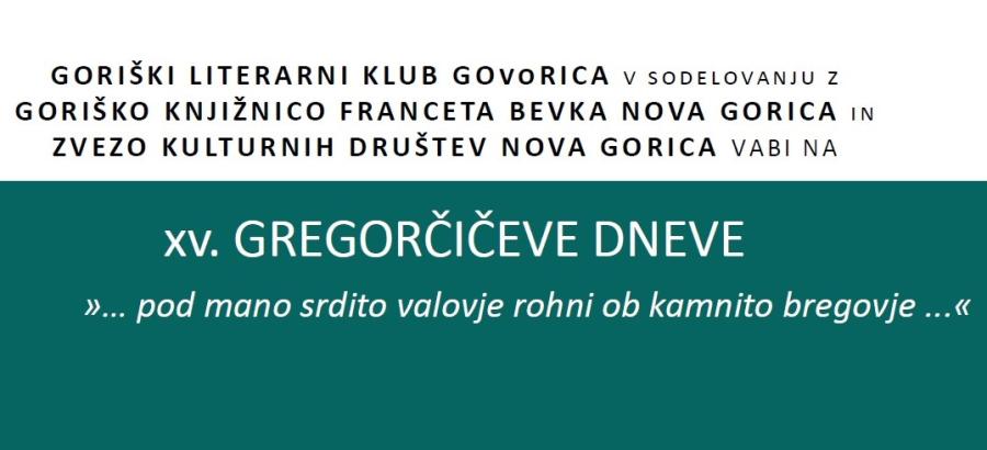 15. Gregorčičevi dnevi