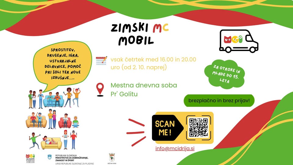Zimski MC Mobil - prostor za druženje mladih