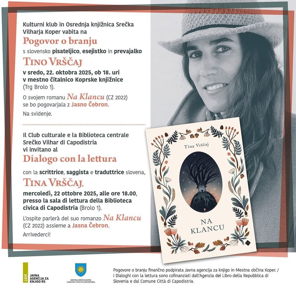 Pogovor o branju s Tino Vrščaj