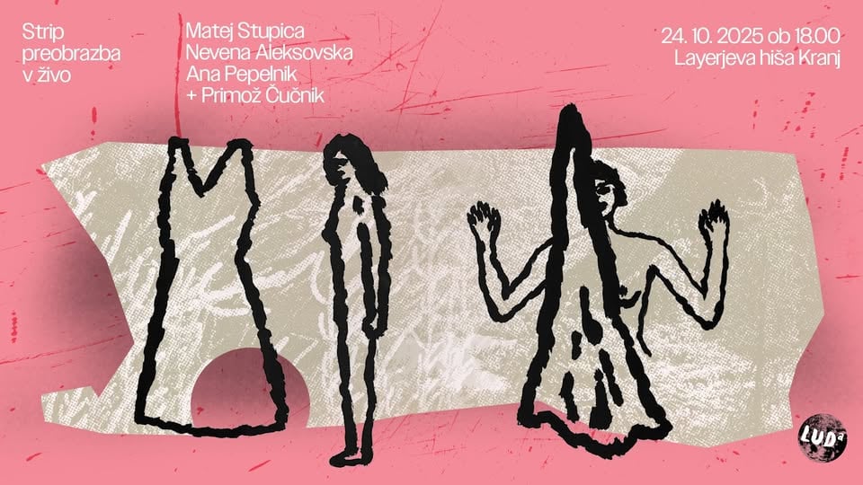 Strip preobrazba v živo in otvoritev razstave I Stupica Aleksovska Pepelnik