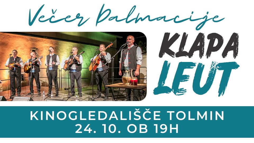 Večer Dalmacije v Tolminu