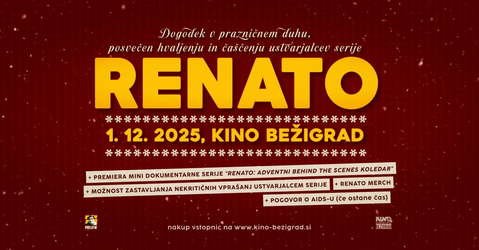 RENATO: Dogodek v prazničnem duhu, posvečen hvaljenju in čaščenju ustvarjalcev serije