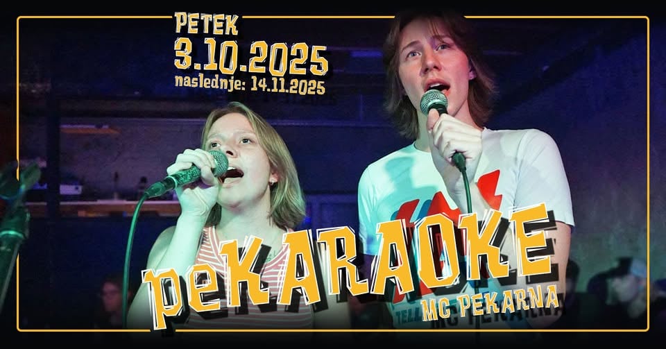 peKARAOKE / 3. 10. 2025 / MC Pekarna