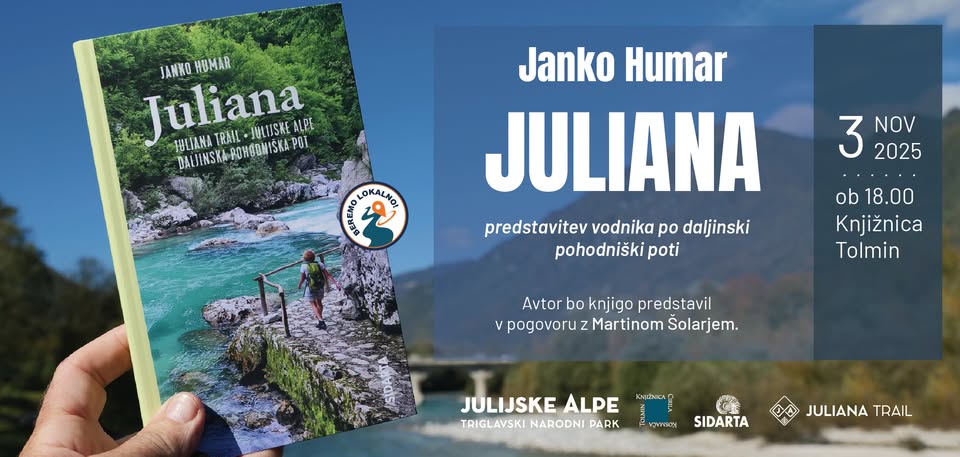 Janko Humar: Juliana (predstavitev pohodniškega vodnika)
