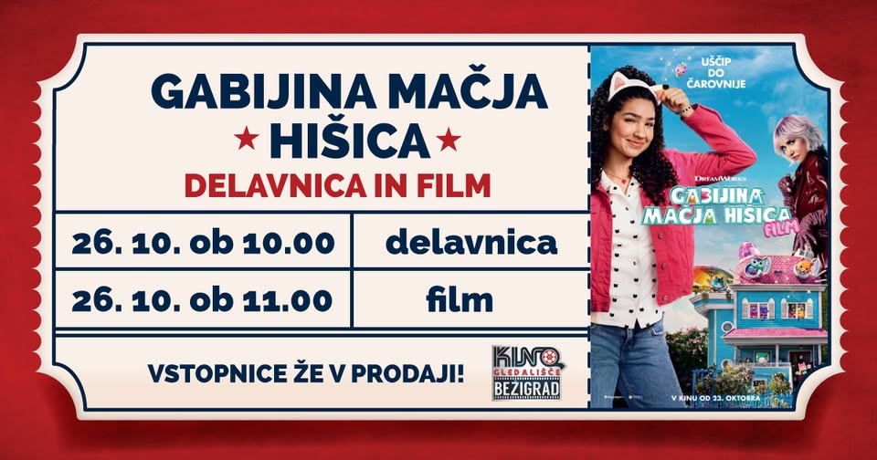 GABIJINA MAČJA HIŠICA: Delavnica in film