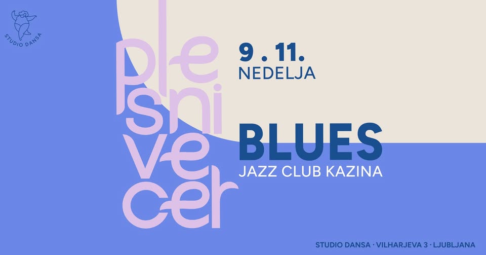 Nedeljski BLUES | plesni večer, 9.11.2025