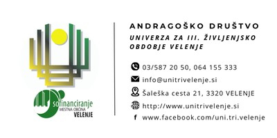 Andragoško društvo Univerza za III. življenjsko obdobje Velenje se predstavi
