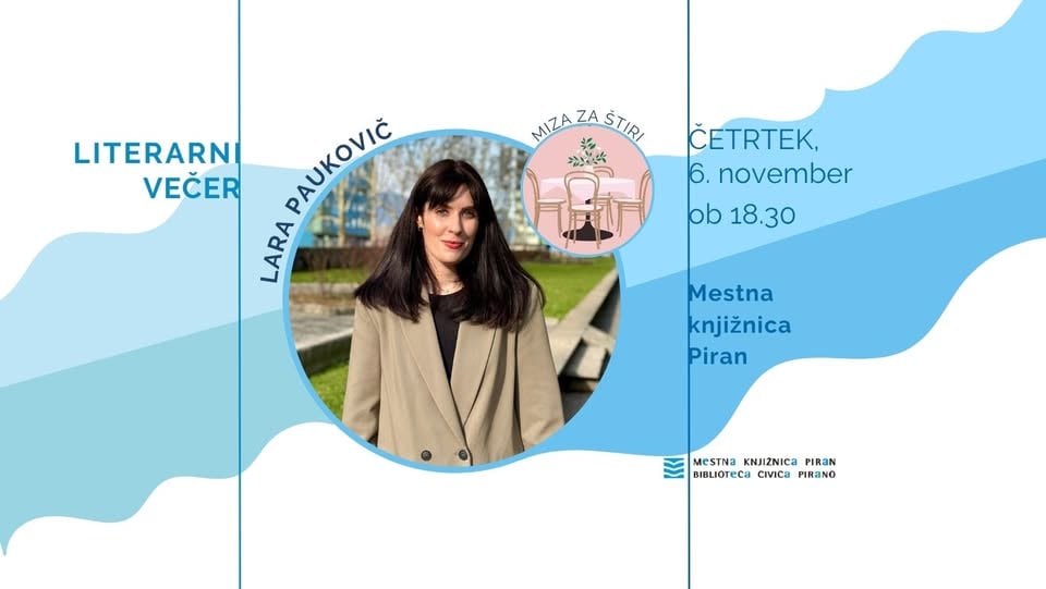 Literarni večer, Lara Paukovič, Miza za štiri