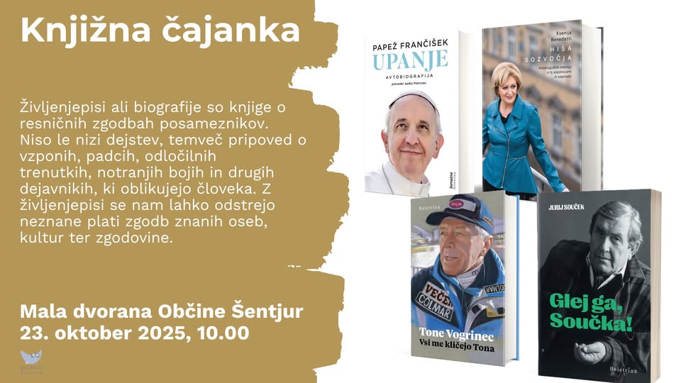 Knjižna čajanka: življenjepisi