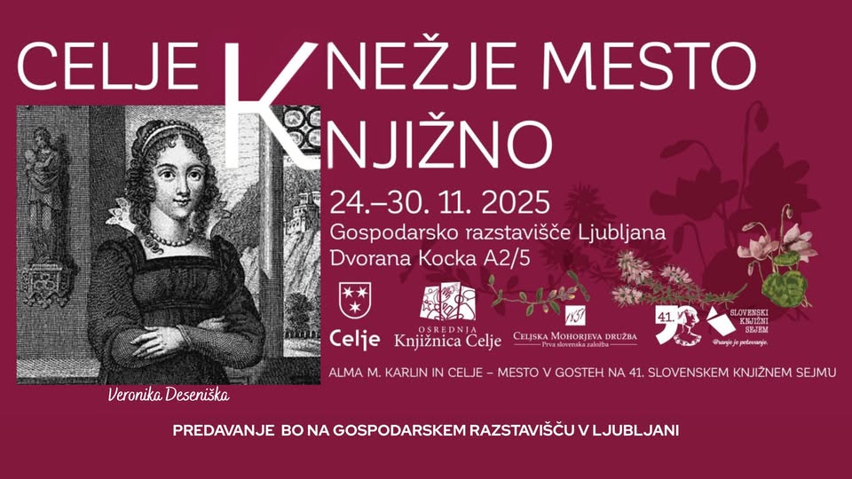 Poročna politika grofov Celjskih in Veronika Deseniška na 41. Slovenskem knjižnem sejmu