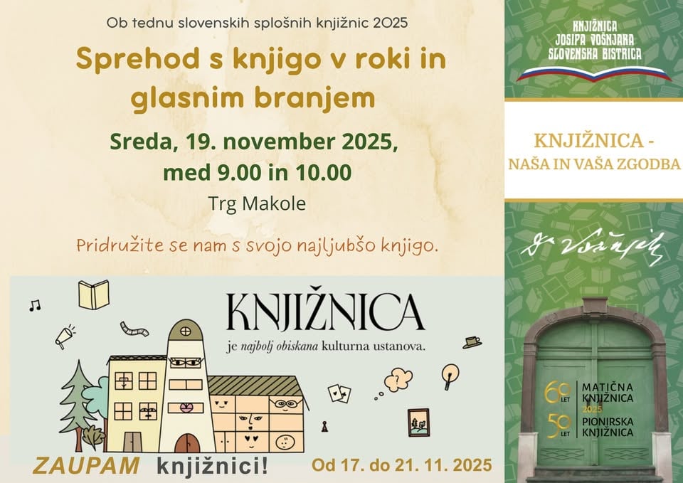 Ob tednu slovenskih splošnih knjižnic 2025